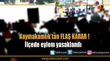 Eylem, bildiri dağıtımı yasak