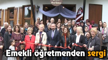 Emekli Öğretmenden Sergi