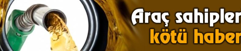 Araç Sahiplerine Kötü Haber!