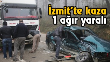 İzmit Kent Ormanı Mevkiinde Kaza