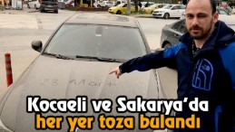 Kocaeli Ve Sakarya’da Her Yer Toza Bulandı