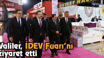 Valiler, İDEV Fuarı’nı Ziyaret Etti  