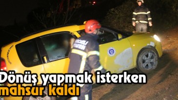 Çıkmaz Sokaktan Dönüş Yapmak İsterken Mahsur Kaldı