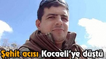 Şehit Acısı Kocaeli’ye Düştü