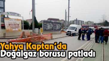 Doğalgaz Borusu Patladı