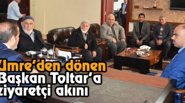 Umre’den Dönen Başkan Toltar’a Ziyaretçi Akını  
