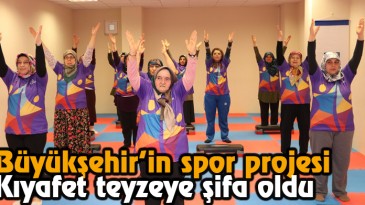 Büyükşehir’in Spor Projesi Kıyafet Teyzeye Şifa Oldu  