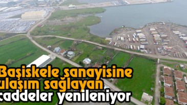 Başiskele Sanayisine Ulaşım Sağlayan Caddeler Yenileniyor