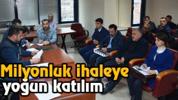 Milyonluk İhaleye Yoğun Katılım