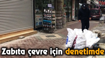 Zabıta çevre için denetimde