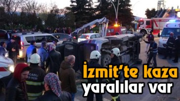 Hatalı dönüş kaza getirdi