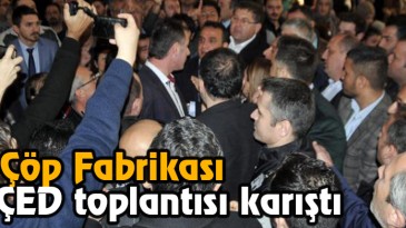 İzmit’te çöp fabrikası için yapılan ÇED toplantısında gerginlik