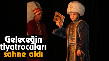 Geleceğin tiyatrocuları sahne aldı