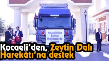 Kocaeli’den, Zeytin Dalı Harekâtı’na Destek