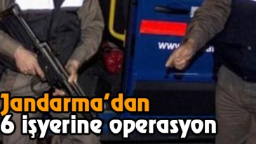 Jandarma’dan operasyon