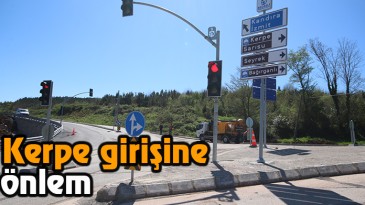 Kerpe Girişinde Yaşanan Kazaları Önleyici Çalışmalar Başladı