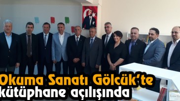Okuma Sanatı Gölcük’te Kütüphane Açılışında