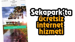 Sekapark’ta Ücretsiz İnternet Hizmeti