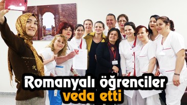 Romanya’lı Öğrenciler Veda Etti
