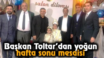 Başkan Toltar’dan Yoğun Hafta Sonu Mesaisi