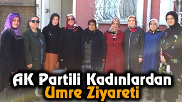  AK Partili Kadınlardan Umre Ziyareti