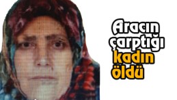 Otomobilin çarptığı kadın öldü