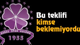 Gebzespor’a flaş teklif