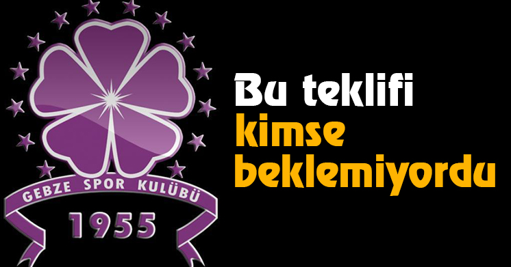 Gebzespor’a flaş teklif