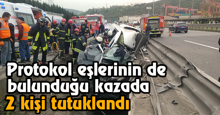 Bir kişinin öldüğü, 11 kişinin yaralandığı kazada 2 tutuklama