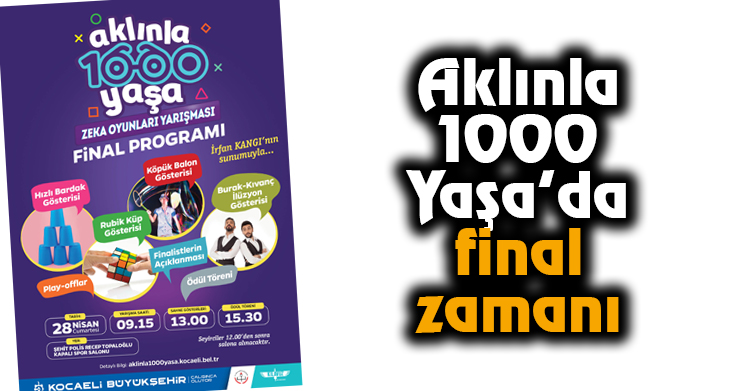 Aklınla 1000 Yaşa’da final zamanı