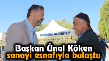 Başkan Ünal Köken, Sanayi Esnafıyla Buluştu