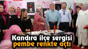 Kandıra ilçe sergisi pembe renkte açtı