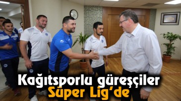 Kağıtsporlu güreşçiler Süper Lig’de