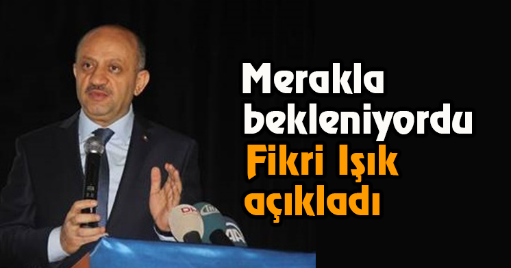Fikri Işık başvuru yapacak