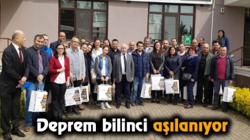 Deprem bilinci aşılanıyor