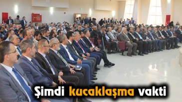Şimdi kucaklaşma vakti