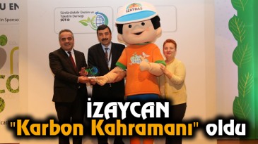 İZAYCAN “Karbon Kahramanı” oldu