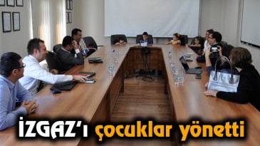 İZGAZ’ı çocuklar yönetti  