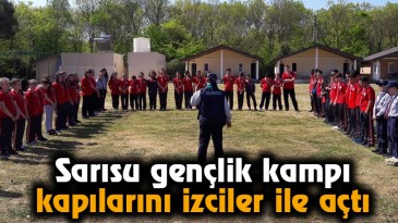 Sarısu Gençlik kampı kapılarını izciler ile açtı