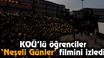 KOÜ’lü öğrenciler ‘’Neşeli Günler” filmini izledi