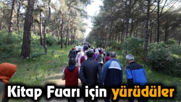 Kitap Fuarı için yürüdüler