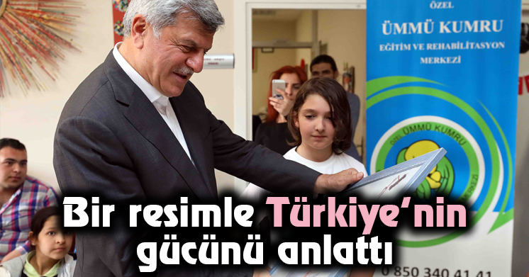 Bir resimle Türkiye’nin gücünü anlattı