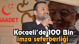 Kocaeli’de 100 bin imza