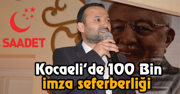 Kocaeli’de 100 bin imza