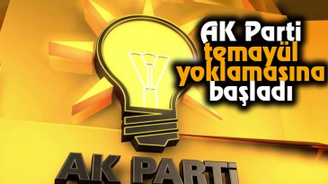 AK Parti temayül yoklamasına başladı