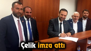 Çelik imza attı