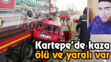 Uzuntarla’da kaza;1 ölü