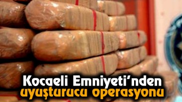 Kocaeli Emniyeti’nden uyuşturucu operasyonu