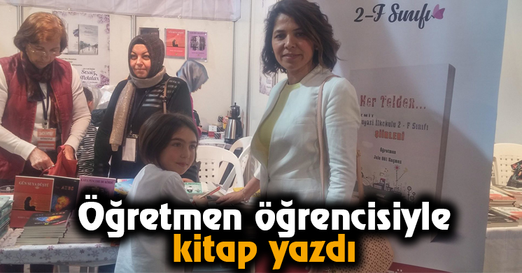 Öğretmen öğrencisiyle kitap yazdı