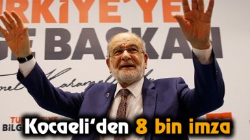 Kocaeli’den 8 bin imza
